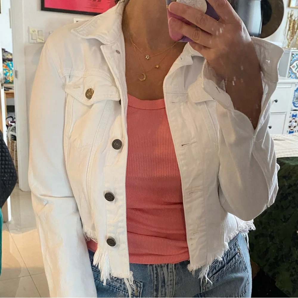 White Denim Jacket